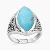 Mexican Turquoise Silver Rings