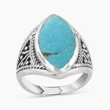 Mexican Turquoise Silver Rings