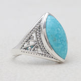 Mexican Turquoise Silver Rings