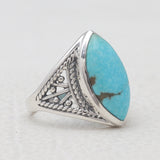 Mexican Turquoise Silver Rings