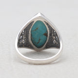Mexican Turquoise Silver Rings