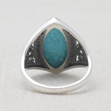 Mexican Turquoise Silver Rings