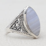 Mexican Turquoise Silver Rings