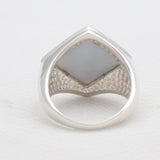 Abalone Shell Silver Rings