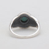 Natural Larimar Silver Designer Rings