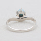 925 Sterling Silver Larimar Rings