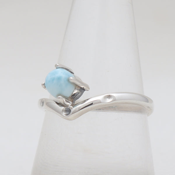 925 Sterling Silver Larimar Rings