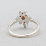 925 Sterling Silver Carnelian Rings