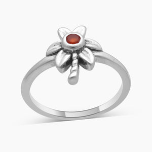 925 Sterling Silver Carnelian Rings