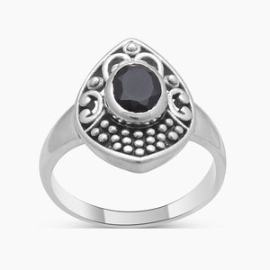 925 Sterling Silver Black Onyx Rings