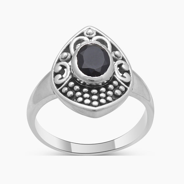 925 Sterling Silver Black Onyx Rings
