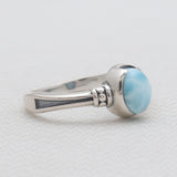 925 Sterling Silver Larimar Rings