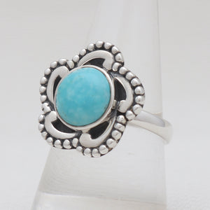 Mexican Turquoise Silver Rings