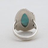 925 Sterling Silver Larimar Designer Rings