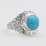925 Sterling Silver Arizona Turquoise Rings