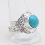 925 Sterling Silver Arizona Turquoise Rings