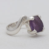 Amethyst Silver Rings