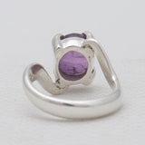 Amethyst Silver Rings