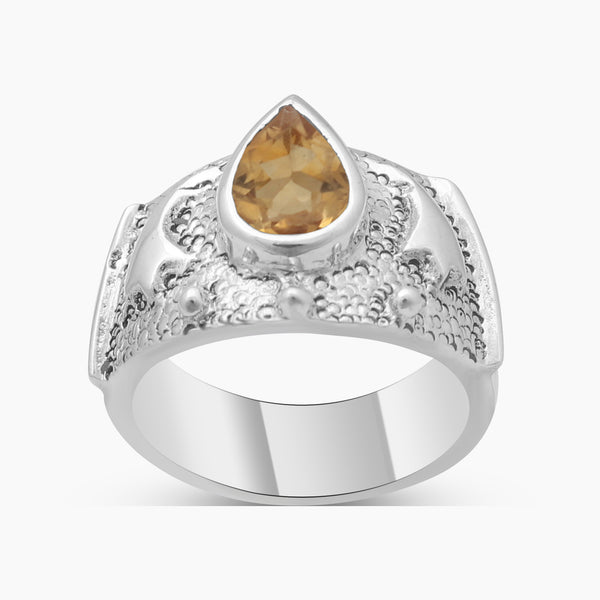 Vintage Style Peridot Silver Rings