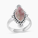 925 Sterling Silver Thulite Rings