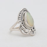 Ethiopian Opal Silver Rings