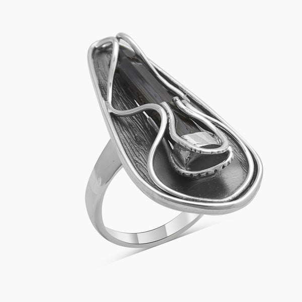 925 Sterling Silver Tourmaline Rings