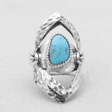 925 Sterling Silver Arizona Turquoise Rings