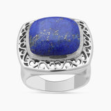 Dendritic Opal Silver Rings