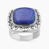 Dendritic Opal Silver Rings