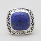 Dendritic Opal Silver Rings