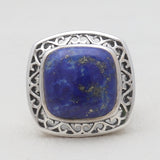 Dendritic Opal Silver Rings