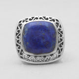 Dendritic Opal Silver Rings