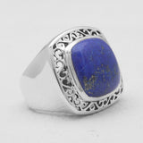 Dendritic Opal Silver Rings