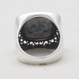 Dendritic Opal Silver Rings