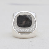 Dendritic Opal Silver Rings