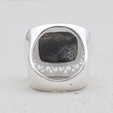 Dendritic Opal Silver Rings