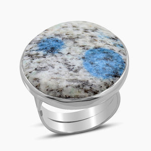 K2 Jasper Gemstone Sterling Silver Rings