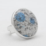 K2 Jasper Gemstone Sterling Silver Rings