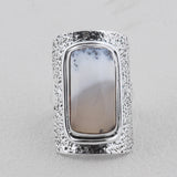 Dendritic Opal Silver Jewelry Sets