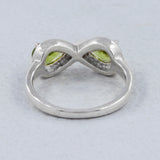 Peridot Gemstone Designer Silver Ring