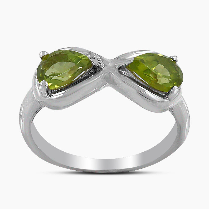 925 Sterling Silver Peridot Rings