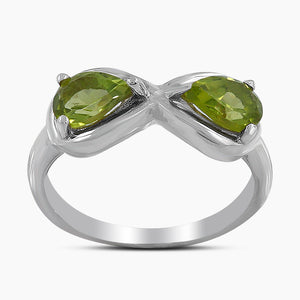 925 Sterling Silver Peridot Rings