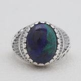 Larimar Gemstone 925 Sterling Silver Rings