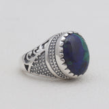 Larimar Gemstone 925 Sterling Silver Rings