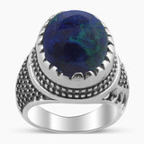 Larimar Gemstone 925 Sterling Silver Rings