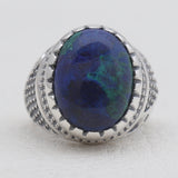 Larimar Gemstone 925 Sterling Silver Rings