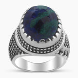 Larimar Gemstone 925 Sterling Silver Rings
