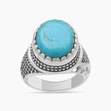 925 Sterling Silver Mexican Turquoise Rings