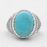 925 Sterling Silver Mexican Turquoise Rings
