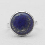 Natural Lapis Lazuli Sterling Silver Rings